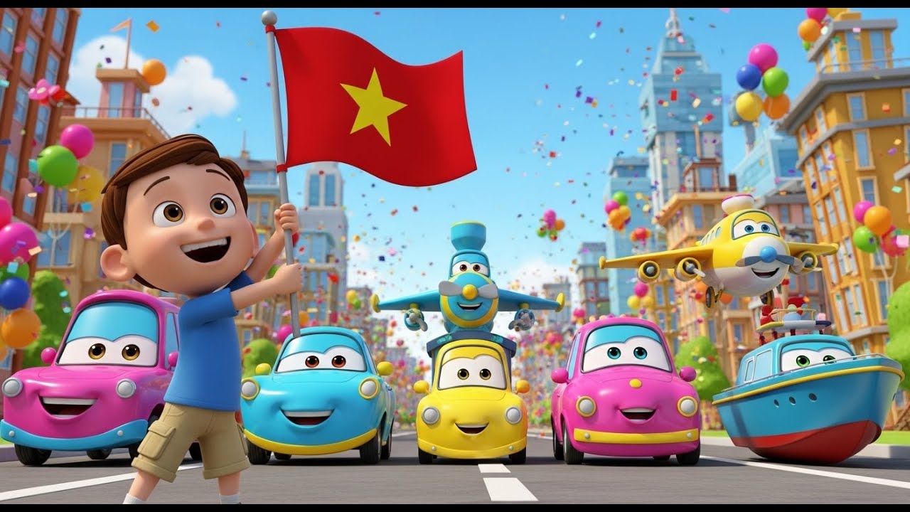 Transportation Sound Parade for Kids | Fun Vehicle Sound Song, Nursery Rhymes, Baby Songs & Kids