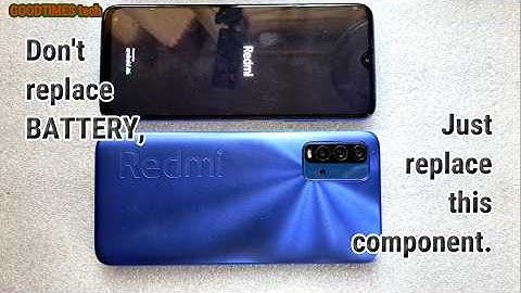 Redmi Smartphone working only on charger | turning OFF when charger is disconnected and restarting.