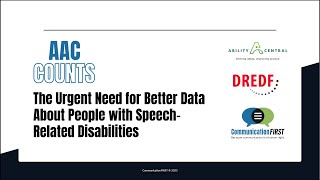 AAC Counts: The Urgent Need for Better Data on People with Significant Speech Disabilities