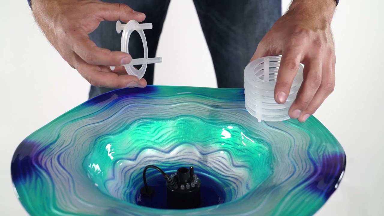 XBrand Floor Mist Fountain w/LED Light Instructional Video - FM102BL