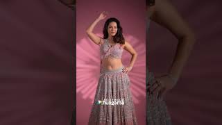 Dazzles In Pink Shimmery Lehenga