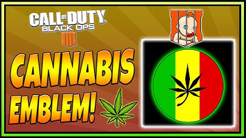 CANNABIS LOGO EMBLEM: COD BO4 Weed Logo Emblem Tutorial! (EASY)