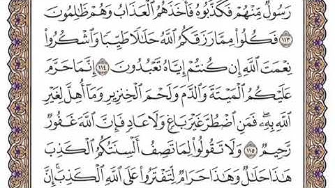 سورة النحل الشيخ ياسر الدوسري صفحة ٢٨٠