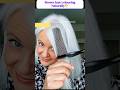 🍀 Stop gray hair naturally! 🌿 Easy DIY hair dye for healthy, dark, shiny hair. ✨ #Shorts #HairCare