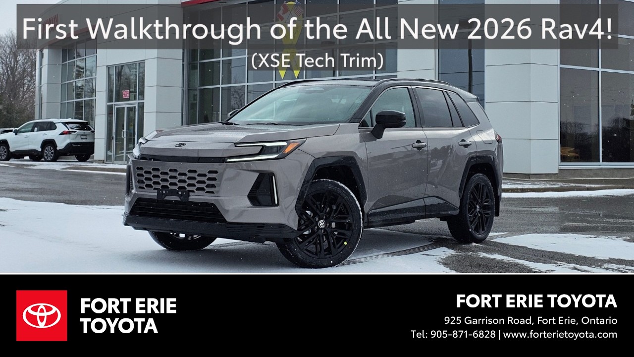 First Walkthrough of the All New 2026 Rav4! (XSE Tech)