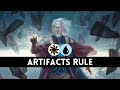 Azorius artifacts  run them over with gnomes  azorius standard mtg arena