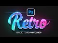 Como hacer efecto de texto 3d retro en photoshop