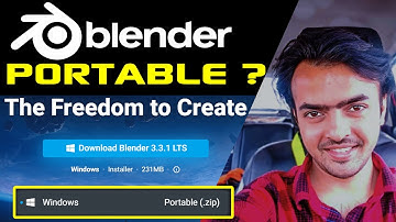 How to download portable version of Blender 3D? (English)