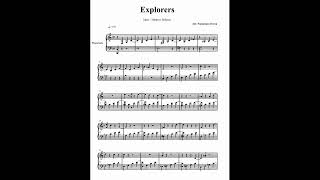 Explorers (Muse) Piano Arrangement Nazareno Aversa (Sheet Music Version)