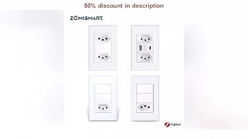 Latest Products You Must Know! Zemismart Zigbee Smart 10A 20A Brazil Socket Light Switch with Out