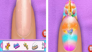 PLAY MAKEOVER GAME UNICORN RAINBOW STYLE NAIL SALON #6 | GAME FOR GIRL | ANDROID/IOS screenshot 2