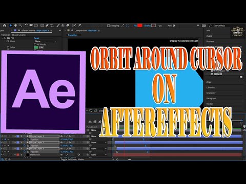 Orbit Around Cursor on AfterEffects | AfterEffects Ultimate Guide | 106 #adobeaftereffects #adobe