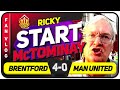 TEN HAG START McTOMINAY! Brentford 4 -0 Manchester United | RICKY'S Fan Vlog