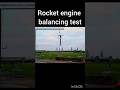 rocket balancing test