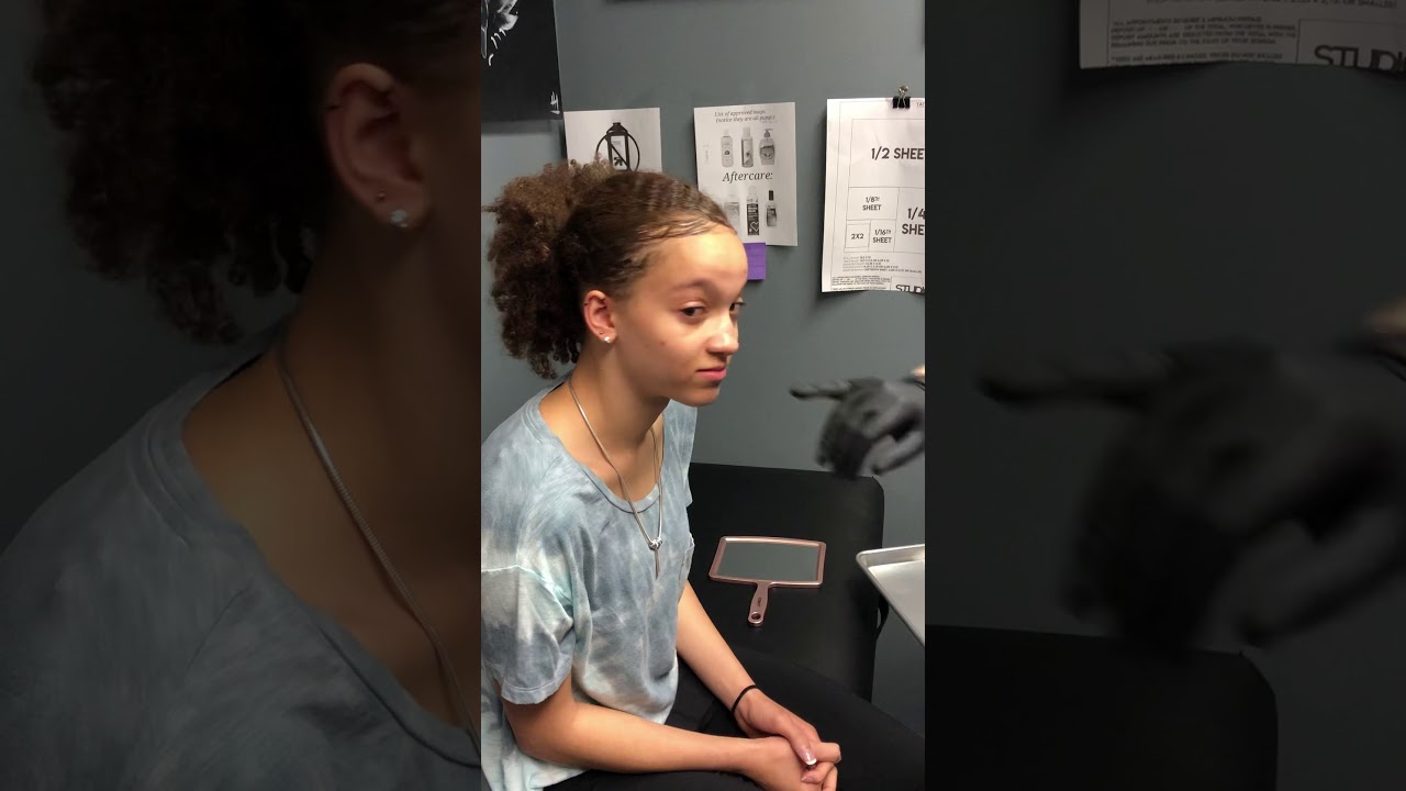 Getting My Industrial Piercing!!