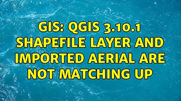 GIS: QGIS 3.10.1 shapefile layer and imported aerial are not matching up (2 Solutions!!)