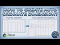 Creo Parametric | How to Create Auto Ordinate Dimensions?
