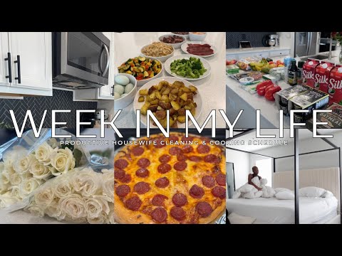 WEEK IN MY LIFE | PRODUCTIVE HOUSEWIFE & MOM OF 2 | CLEANING SCHEDULE AND MEAL PREP | MARSH FOREVER
