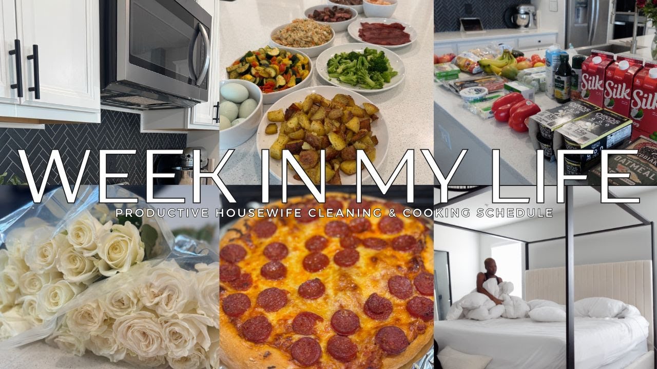 WEEK IN MY LIFE | PRODUCTIVE HOUSEWIFE & MOM OF 2 | CLEANING SCHEDULE AND MEAL PREP | MARSH FOREVER