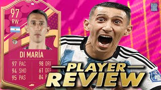 5⭐/5⭐ 97 PREMIUM FUTTIES DI MARIA PLAYER REVIEW - FIFA 23 ULTIMATE TEAM