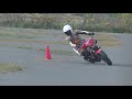 NSR250 硬化タイヤ仕様 二輪公園練 2018 12 9