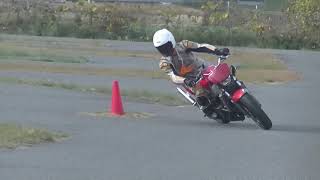 NSR250 硬化タイヤ仕様 二輪公園練 2018 12 9