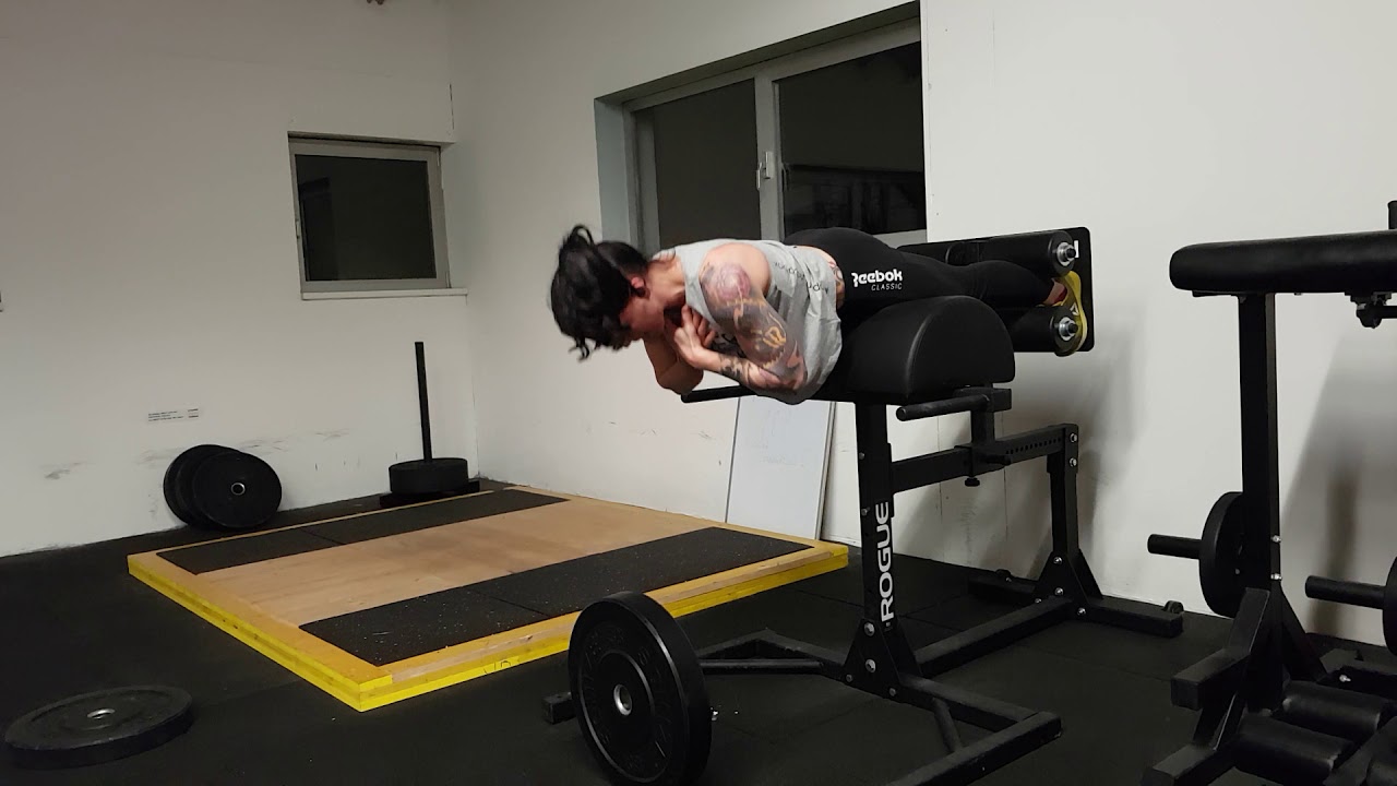 GHD hip extension & GHD roll in (back extension) YouTube