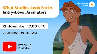 🎨 Animation Club Update + Live Demo | What Studios Look for in Entry-Level Animators