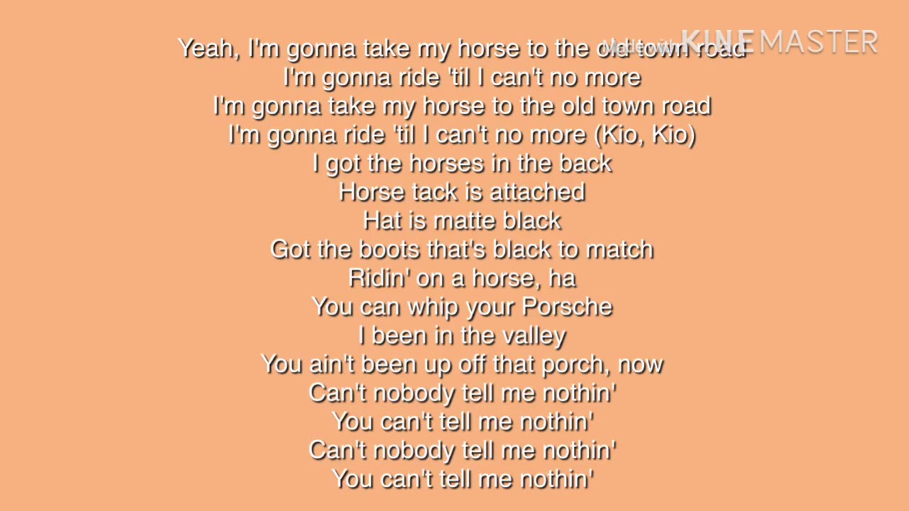 lil nas x lyrics, lil nas x old town road, old town road, lil nas x old tow...