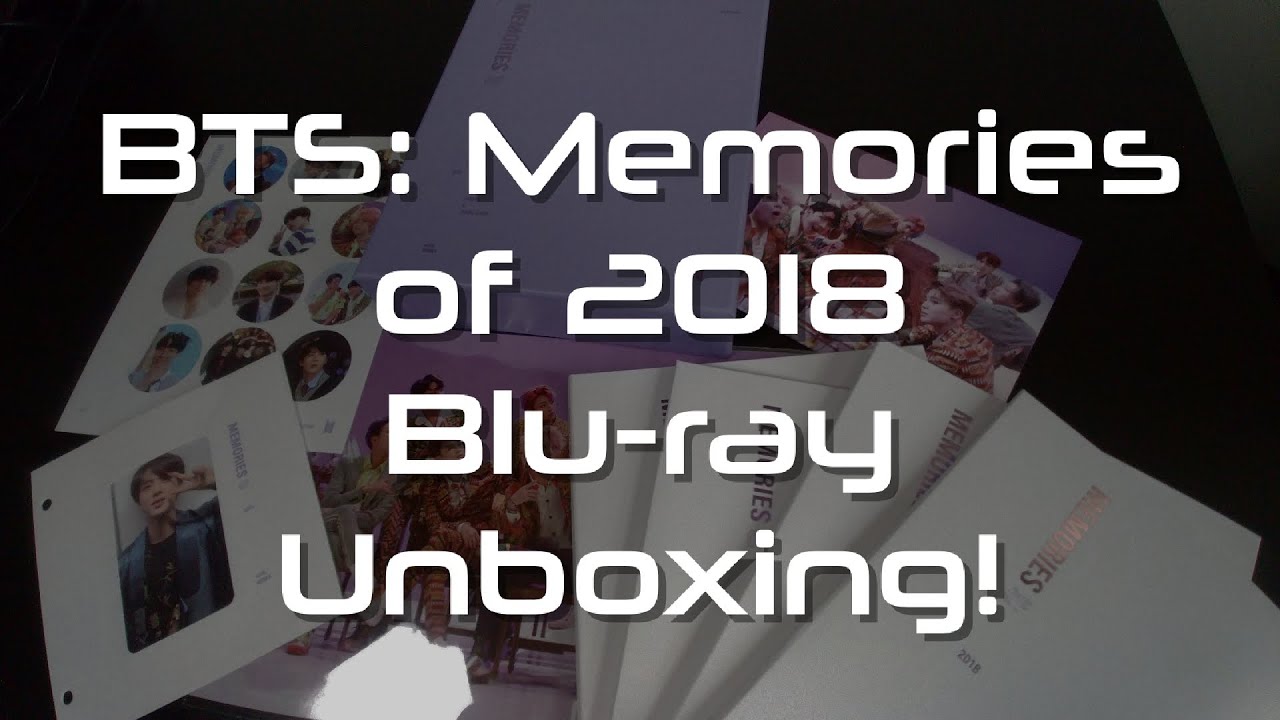 BTS: Memories of 2018 Blu-ray Unboxing - YouTube