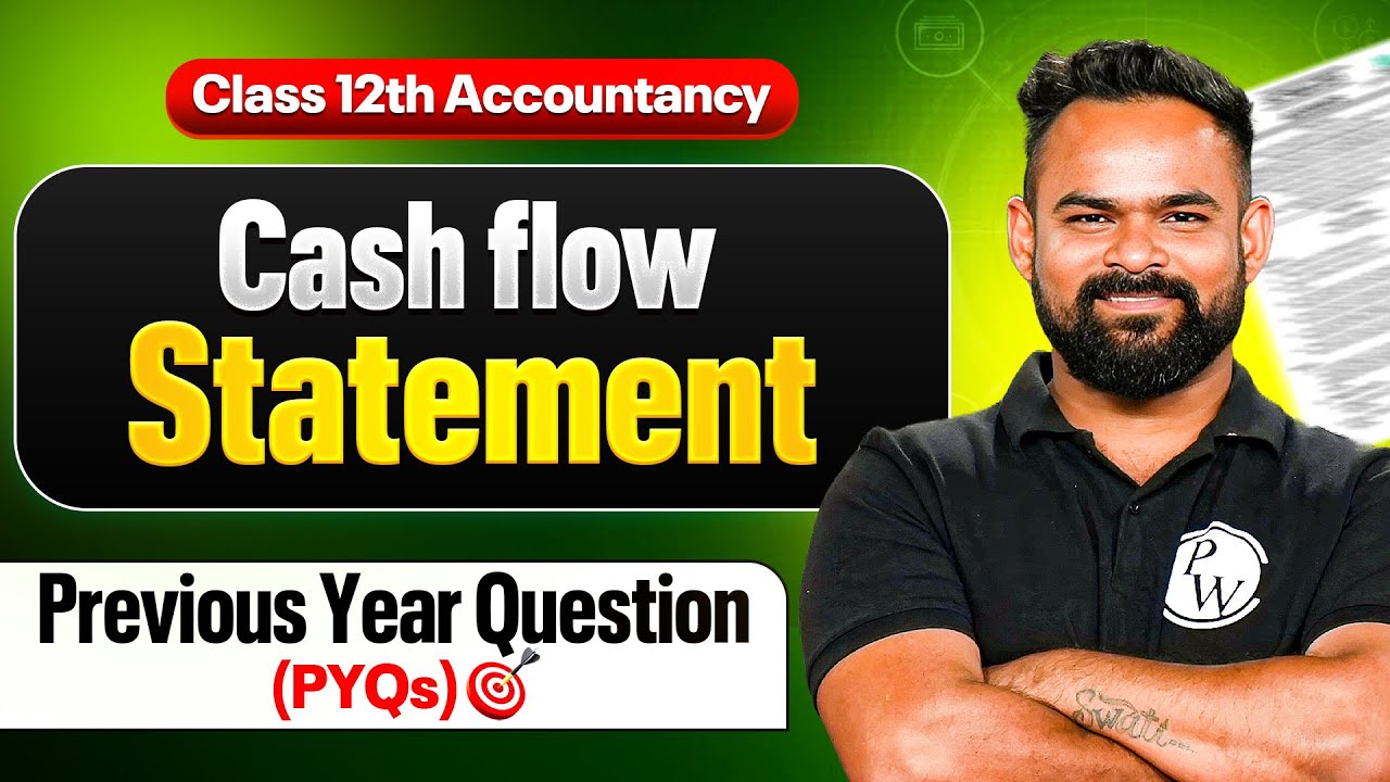 Cash flow statement | PYQs (Previous Year Questions) ✅| Class 12th Accountancy📕