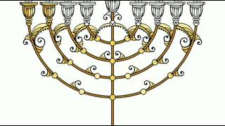 HappyColor Completed Coloring Page Hanukah Menorah