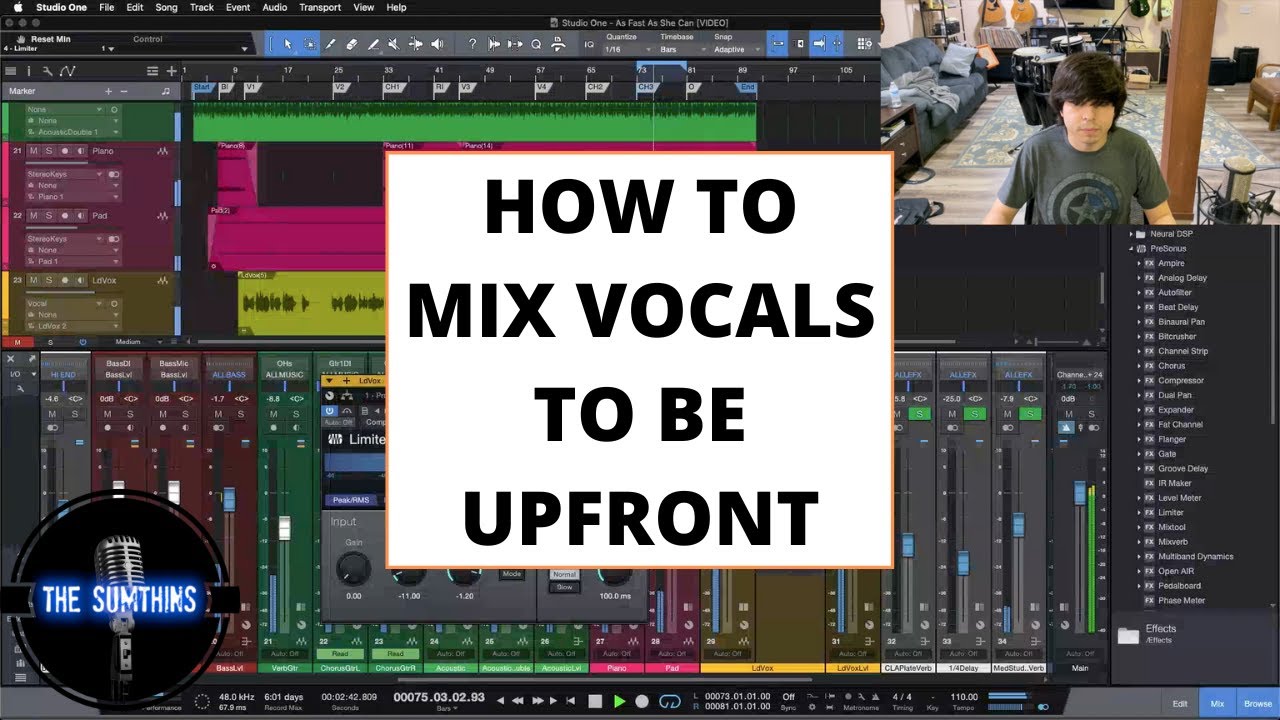 How To Mix Vocals To Be Upfront In The Mix (Vocal Mixing Tips) - YouTube
