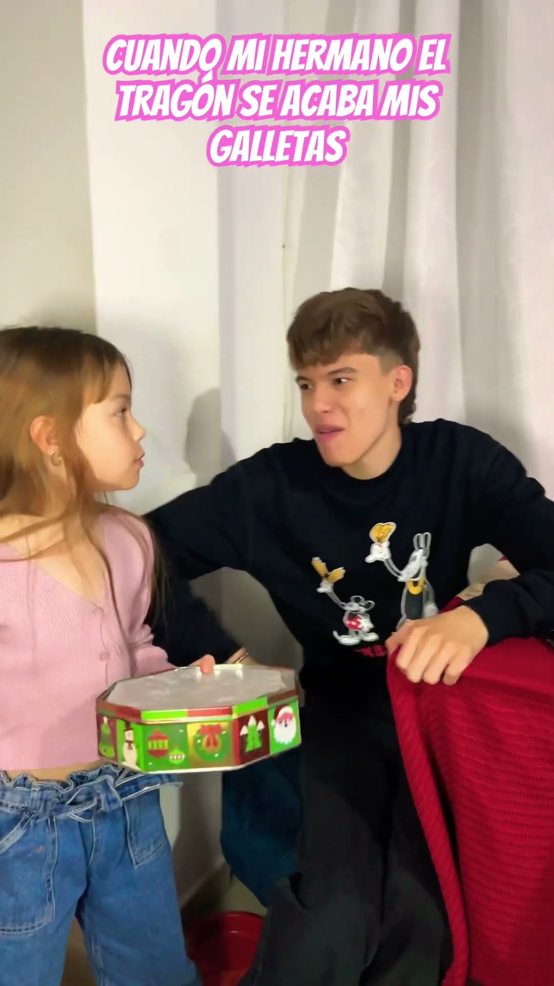 Mi hermano el tragón acabo mis galletas #humor #cosasdefamilia #comedia #shortviral