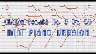 (Copyright FREE) Chopin Sonata No. 3 in b minor Op. 58