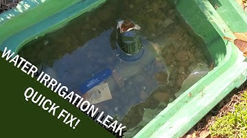 Water Irrigation Leak Repair - DIY