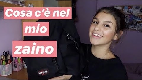 Cosa c’è nel mio zaino | Valeria Martinelli