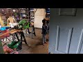 Cleaning garage and fixing lawn mower with dad time lapse