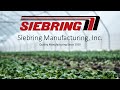 Siebring manufacturing inc product overview