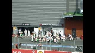 Jenson Button Pit Stop Spa Grand Prix 2012