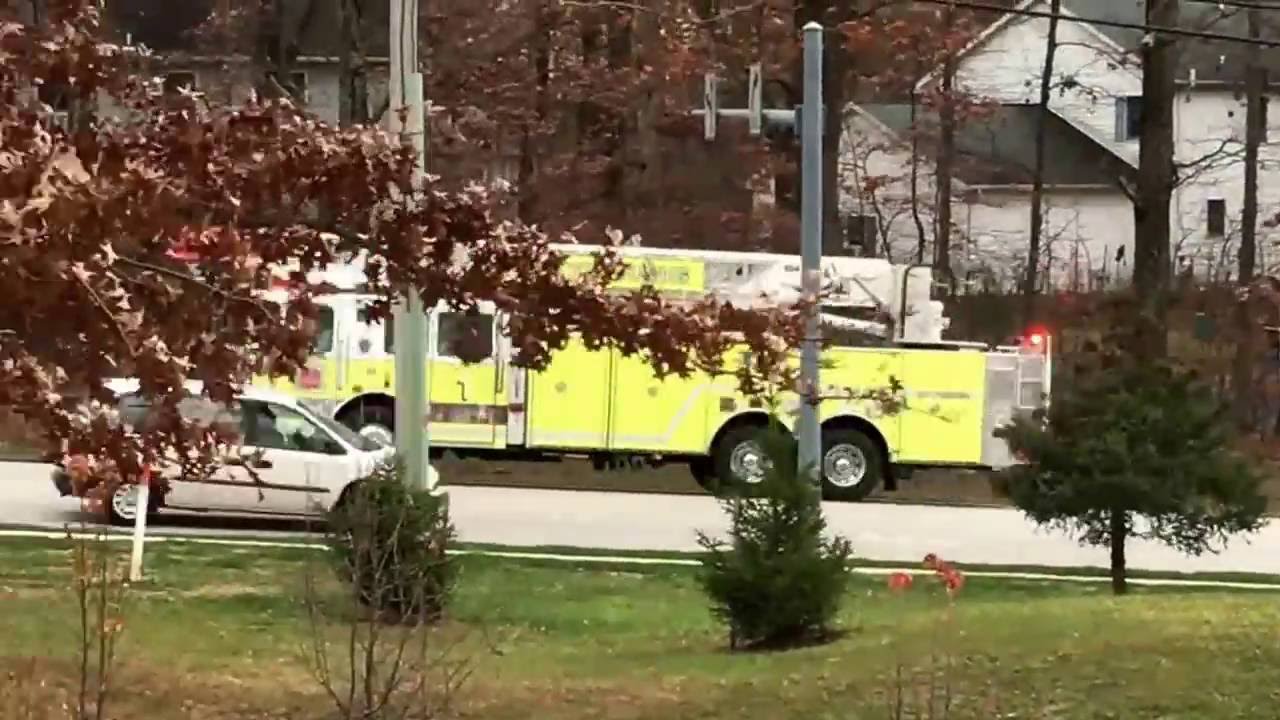 Adams units for a porch fire.