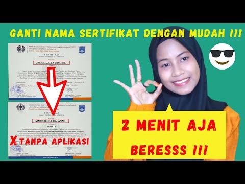 Video: Cara Memformalkan Perubahan Pada Piagam