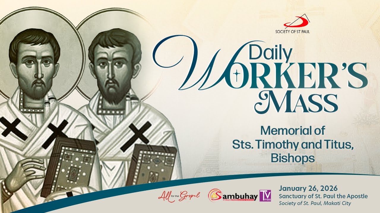Sambuhay TV Mass | January 26, 2026 | Memorial of Saints Timothy and ...