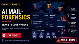 Full AI Mail-Forensics: Catching Phishing & BEC Attacks with AI + Blockchain | SIH 2026 Update