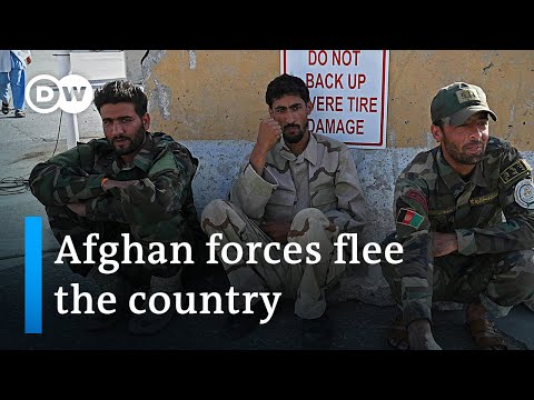 Afghan troops flee to Tajikistan as Taliban advance | DW News