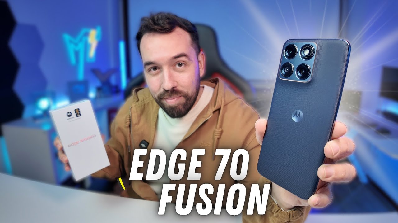 TÁ NA MÃO O MOTO EDGE 70 FUSION - O CELULAR INTERMEDIÁRIO CUSTO-BENEFÍCIO DA MOTOROLA