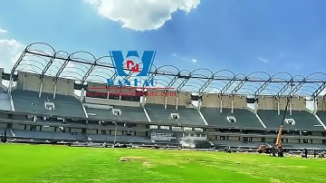 PTFE tension roof structure for Kenya Kasarani Stadium #buildingservicesengineering #architecture