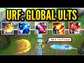 WE PLAYED 5 GLOBAL ULTS IN URF MODE AND SPAMMED OUR ULTIMATES ALL GAME!