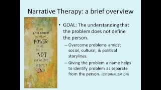Narrative Therapy powerpoint