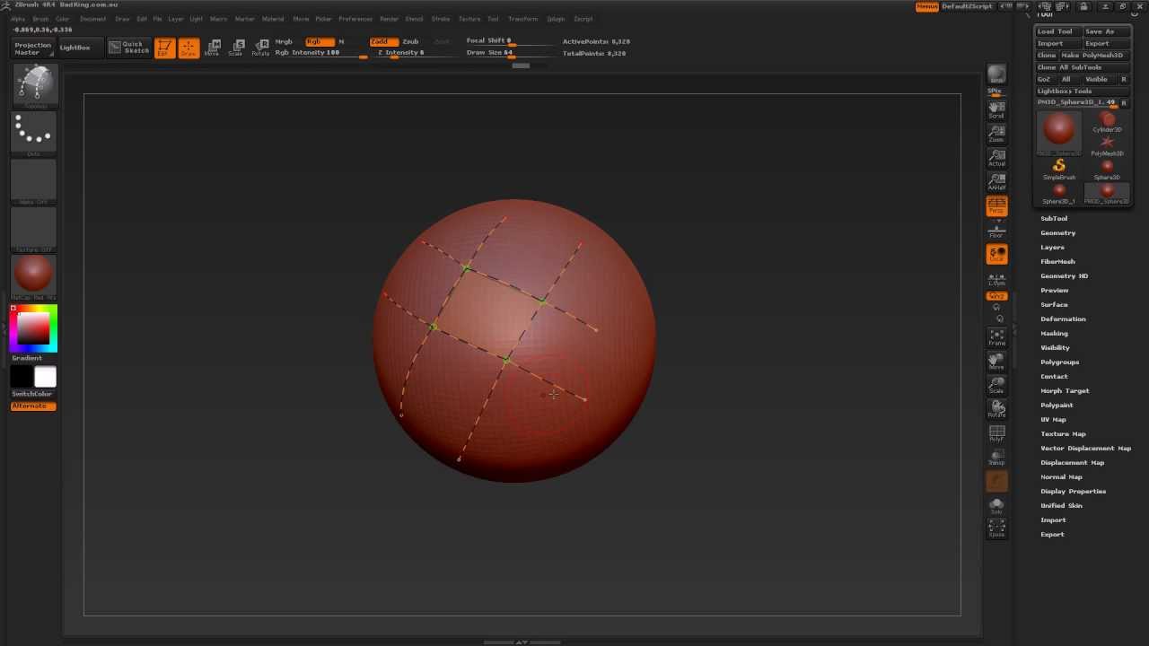 zbrush brush altering topology